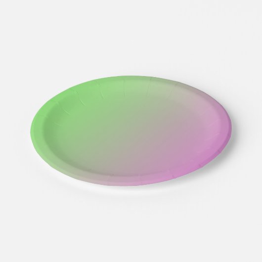 MINT ICE CREMPUNKT + Teller mit grünem Weißbuch (Schrägansicht)