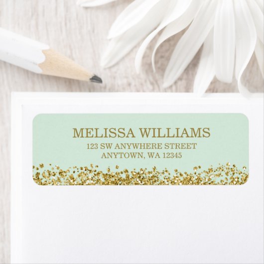 Mint Imitate Gold Glitzer (Insitu)