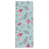 Mint Jolly Baubles Weinbeutel Geschenktüte Für Weinflaschen (Rückseite)