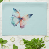 Mint Joy erhebt sich vom Soul Butterfly Geschirrtuch (Gefaltet)