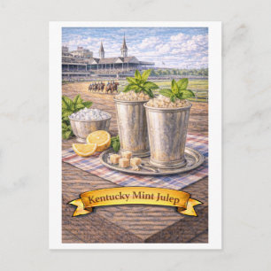 Mint Julep (Amerikanische Food-Serie) Postkarte