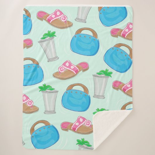 Mint Julep Bermuda Bag Sandals Derby Sherpadecke (Vorderseite)