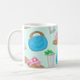 Mint Julep Bermuda Beutel Sandals Derby Preppy Kaffeetasse