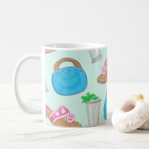 Mint Julep Bermuda Beutel Sandals Preppy Derby Kaffeetasse
