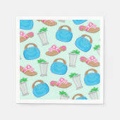 Mint Julep Bermuda Beutel Sandals Preppy Derby Serviette (Vorderseite)