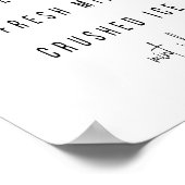 Mint Julep Cocktail Rezept Poster (Ecke)