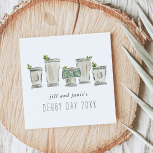 Mint Julep Derby Day Party Serviette