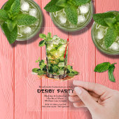 Mint Julep Derby Party Acryleinladungen