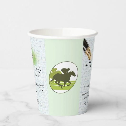MINT JULEP DERBY PARTY PAPIER CUP PAPPBECHER (Links)