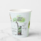 MINT JULEP DERBY PARTY PAPIER CUP PAPPBECHER (Vorderseite)