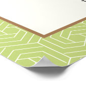 Mint Julep Derby Willkommen Poster (Ecke)