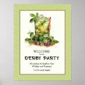 Mint Julep Derby Willkommen Poster (Vorne)