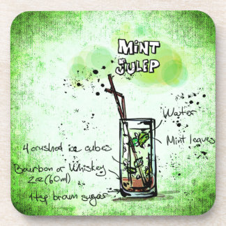 Mint Julep Drink Rezept Untersetzer