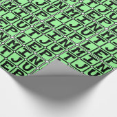 Mint Julep, Minty Beverage Geschenkpapier (Ecke)