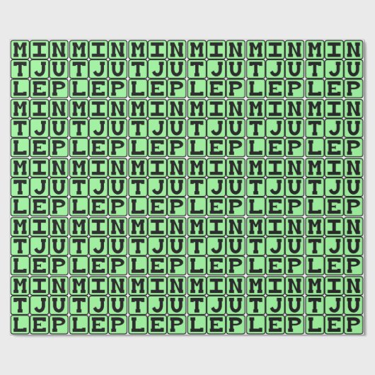 Mint Julep, Minty Beverage Geschenkpapier (Flach)