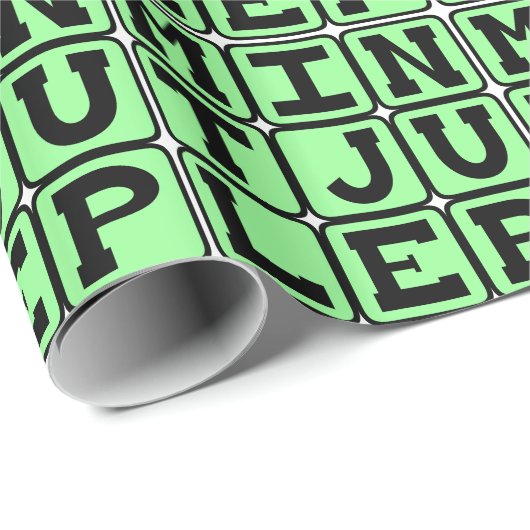 Mint Julep, Minty Beverage Geschenkpapier (Rolleneckpunkt)