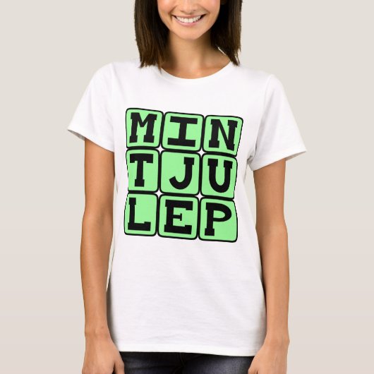 Mint Julep, Minty Beverage T-Shirt (Vorderseite)