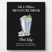 Mint Julep ・ PERSONALISIEREN Sie diese Signatur Dr Fotoplatte (Vorderseite)