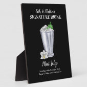 Mint Julep ・ PERSONALISIEREN Sie diese Signatur Dr Fotoplatte (Seite)