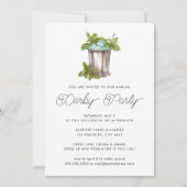 Mint Julep Pferderennen Derby Day Party Einladung (Vorderseite)
