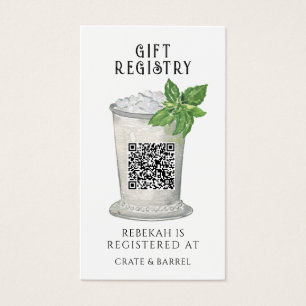 Mint Julep   QR Code Geschenkkarte