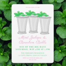 Mint Juleps Bourbon Balls Pferderennen Derby Day