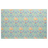 Mint Kawaii Goldfish Sea Garden Muster Stoff (Fat Quarter (45,7 x 55,9 cm))