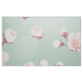 Mint, Kirschblüte, Frühlings-Blume, Japaner, Stoff (Fat Quarter (45,7 x 55,9 cm))