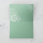 Mint Lace Wedding - Danke (Innenseite)