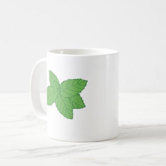 Mint Leaf Kaffeetasse (Vorderseite Links)