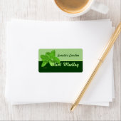 Mint Leaf Labels Adressaufkleber (Insitu)