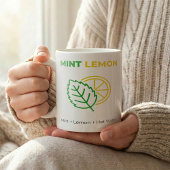Mint Lemon Tea Simple Ingredient Mix Kaffeetasse
