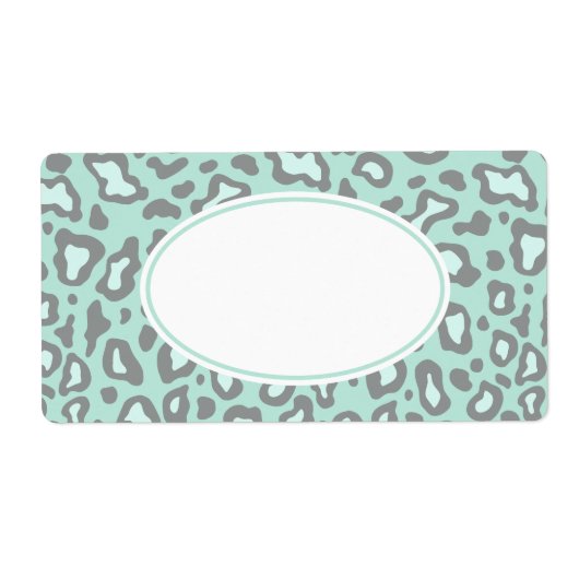 Mint Leopard Labels (Vorne)