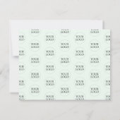 Mint Letting Business Package Dankeschön Card Dankeskarte (Rückseite)