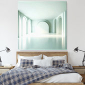 Mint Light Gallery Leinwanddruck (Insitu (Schlafzimmer))