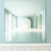 Mint Light Gallery Leinwanddruck (Insitu (Holzboden))