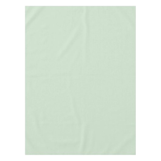 Mint Light Pastel Green Solid Color SW 6736 Tischdecke (Vorderseite)