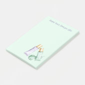 Mint Lila Farbe Traum Leben Post-it Klebezettel (angewinkelt)