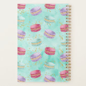Mint Macaroon Cookies Delikate Confetti Planner Planer (Rückseite)