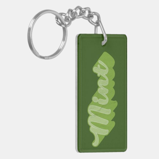 MINT, Manchester Slang, Mancunian Dialekt Schlüsselanhänger (Vorderseite links)