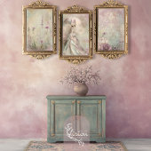 Mint Mauve Romance, imprägnierter Effekt-Schaden Seidenpapier