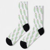 Mint Milkshake Socken (Linkes Detail)