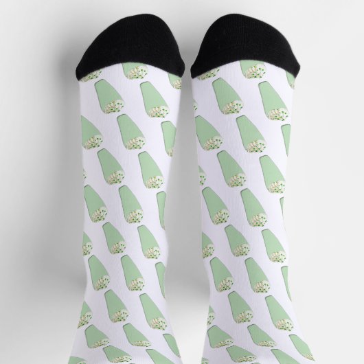 Mint Milkshake Socken (Oben)