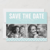 Mint Moderne Hochzeit rettet das Datum