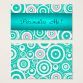 Mint Niedlich Trendy Green Girly Wedding Polka Dot (Vorne & Hinten)