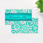 Mint Niedlich Trendy Green Girly Wedding Polka Dot (Schreibtisch)