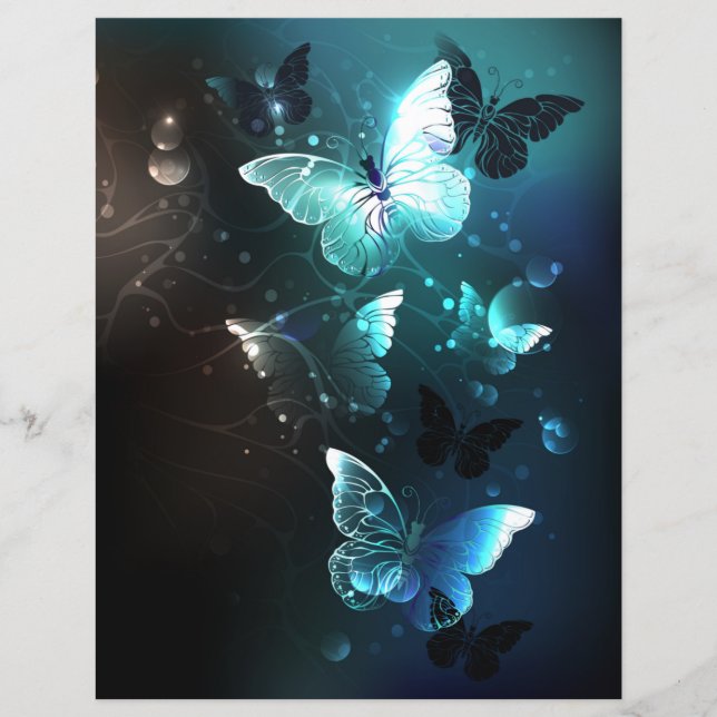 Mint-Night-Schmetterlinge (Vorderseite)