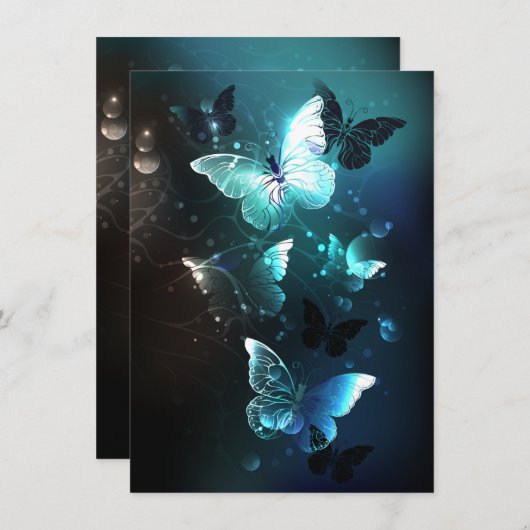 Mint-Night-Schmetterlinge Ankündigung (Vorne/Hinten)