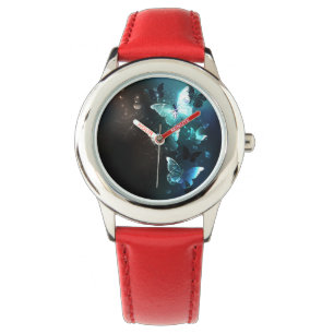 Mint-Night-Schmetterlinge Armbanduhr