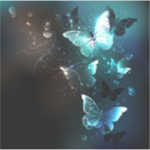 Mint-Night-Schmetterlinge Aufkleber (Vorderseite)